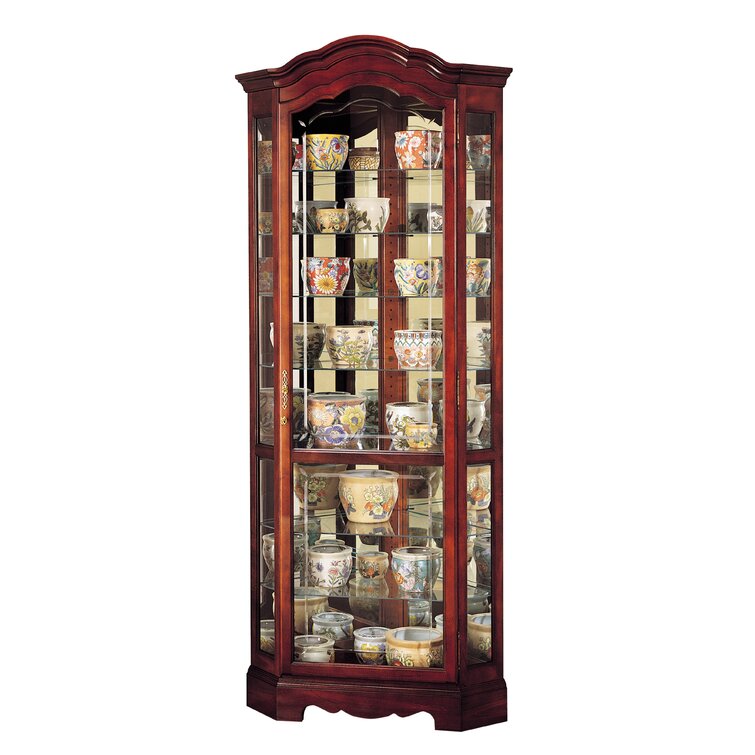 Purvoche lighted deals curio cabinet